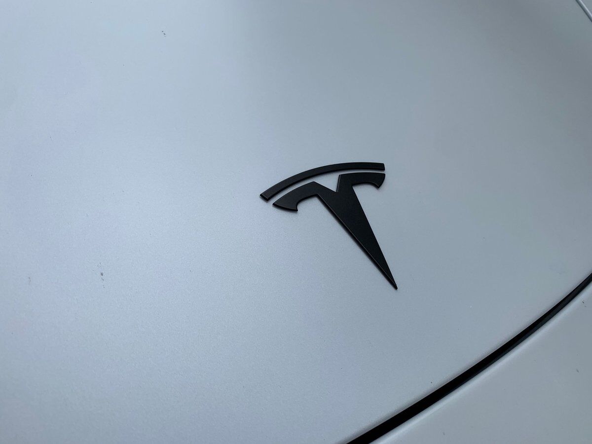 TDHLW 3D Verhoogde Logo Achterklep Insert Letters Achter Emblemen Compatibel voor Tesla Model 3/S/X/Y, 3M Lijm Backing,Matt black,Tesla Logo TDHLW 3D Verhoogde Logo Achterklep Insert Letters Achter Emblemen Compatibel voor Tesla Model 3/S/X/Y, 3M Lijm Backing,Matt black,Tesla Logo
